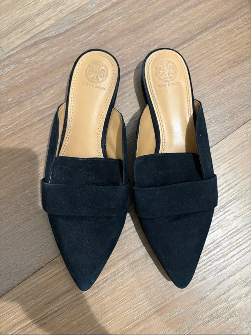 Tory Burch Suede black mules - Picture 2 of 5